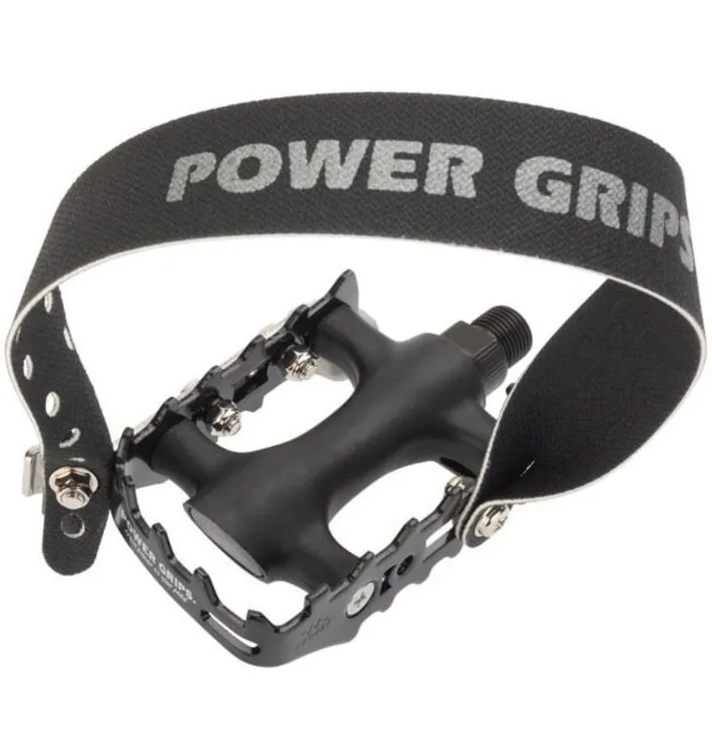 Power Grips XL Trap-Free Cycle Toe Straps Black